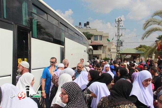 كفرقاسم -فيديو : حجا مبرور وسعيا مشكورا .. حجاج حافلة الحاج احمد الصوص تصل البلدة بسلام ودموع الفرح تغمر الجميع 